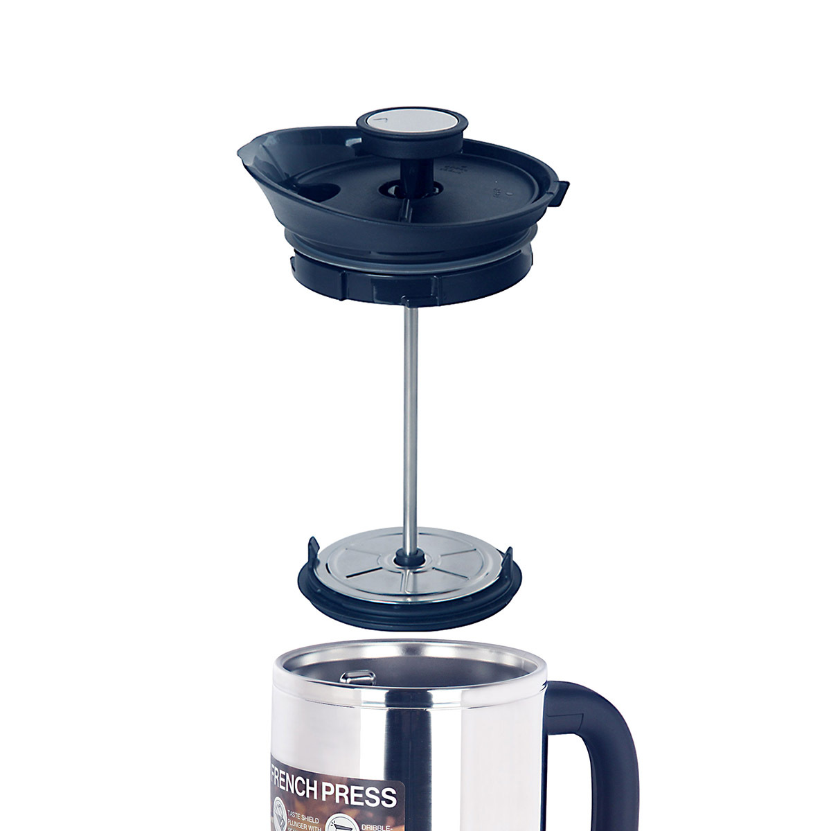 象印 1L 不銹鋼真空法式咖啡濾壓壺【香港行貨】-SK-XAE10-XA