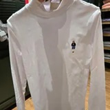 [S] WHO.A.U STEVE TURTLENECK T-SHIRT,IVORY, FINAL SALES, WHLAE4T11F-02-IVORY (SWAU520)