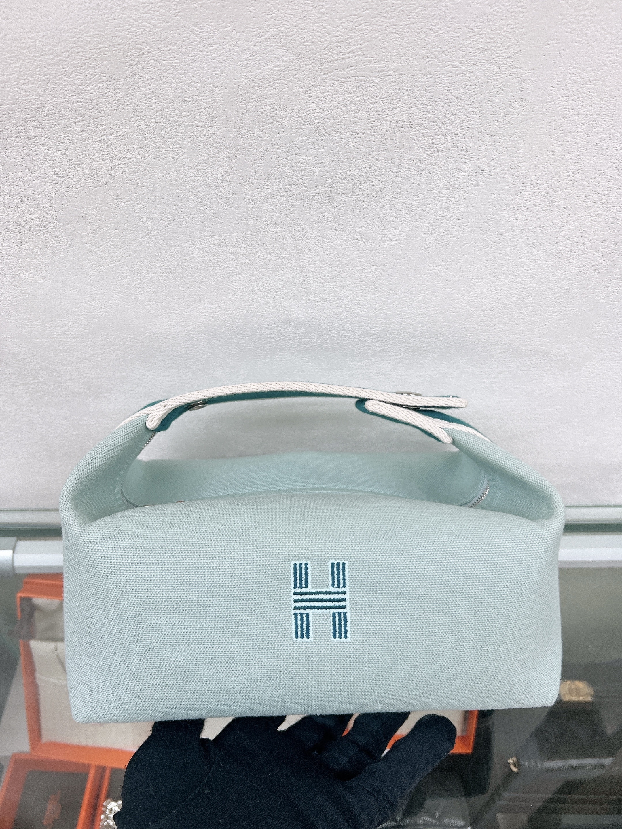 Hermes bride-a-brac pm blue green 飯盒包