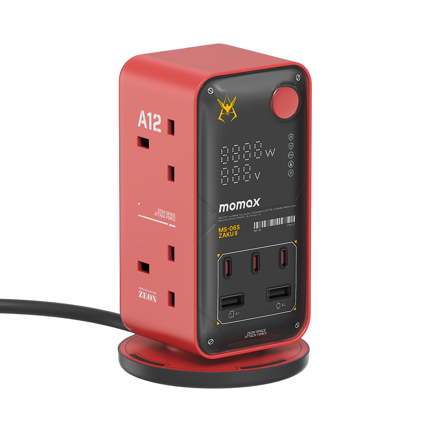 Momax 1-Charge Work Flow 35W Zaku II Char's Power Tower