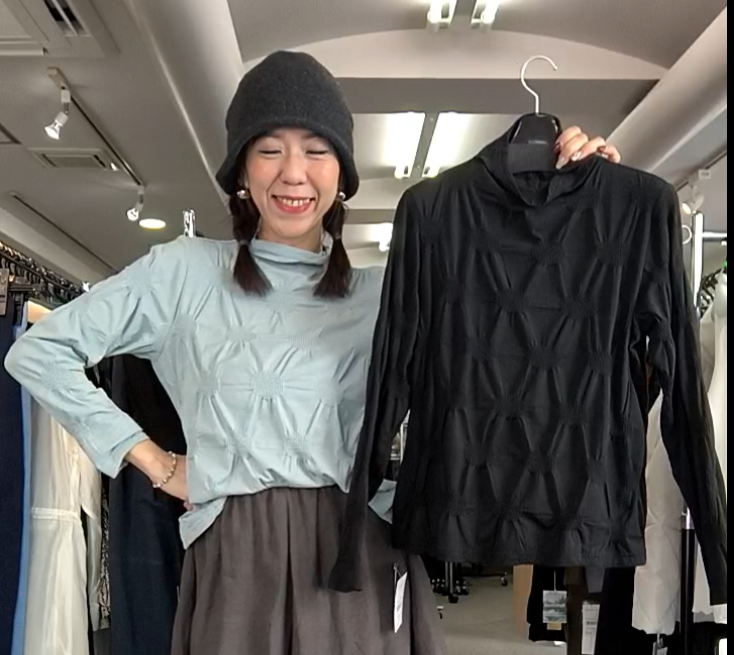 J011 RM499 ▶️made in Japan高領長袖上衣 👉B:108-140cm L:cm👈