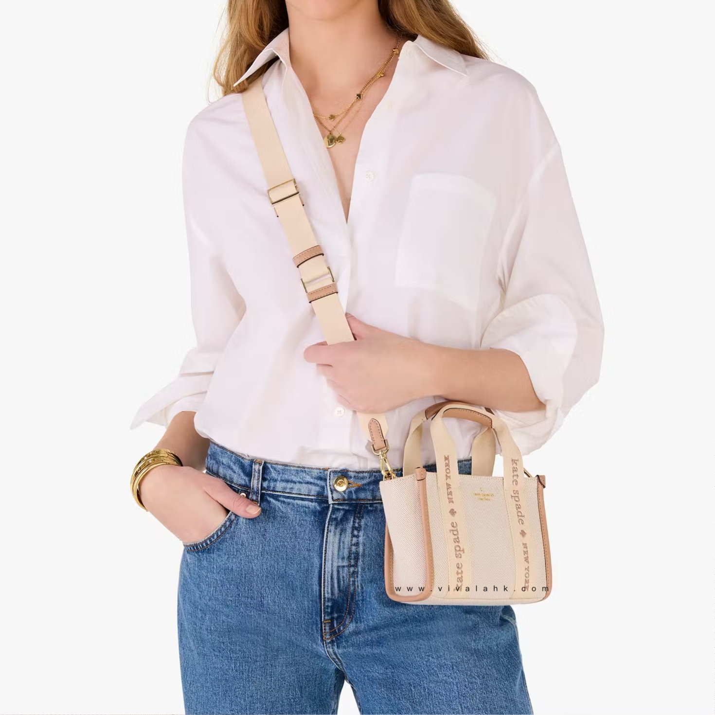 Kate Spade - Kip 帆布 Mini Tote (KL062)