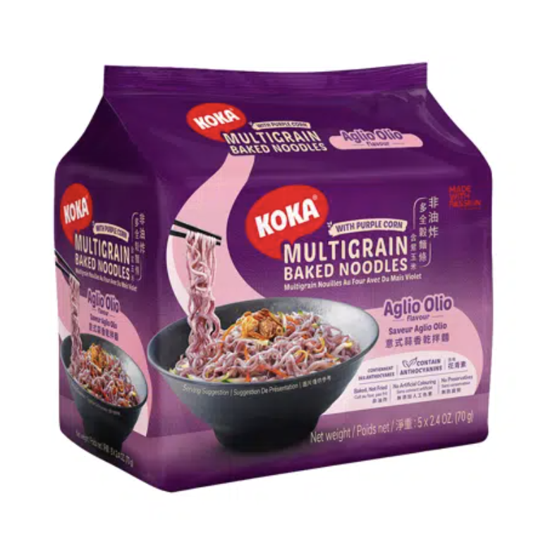 Koka 意式蒜香味紫麥乾撈麵