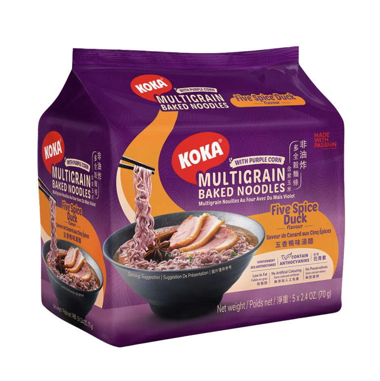 Koka 五香鴨味紫麥湯麵