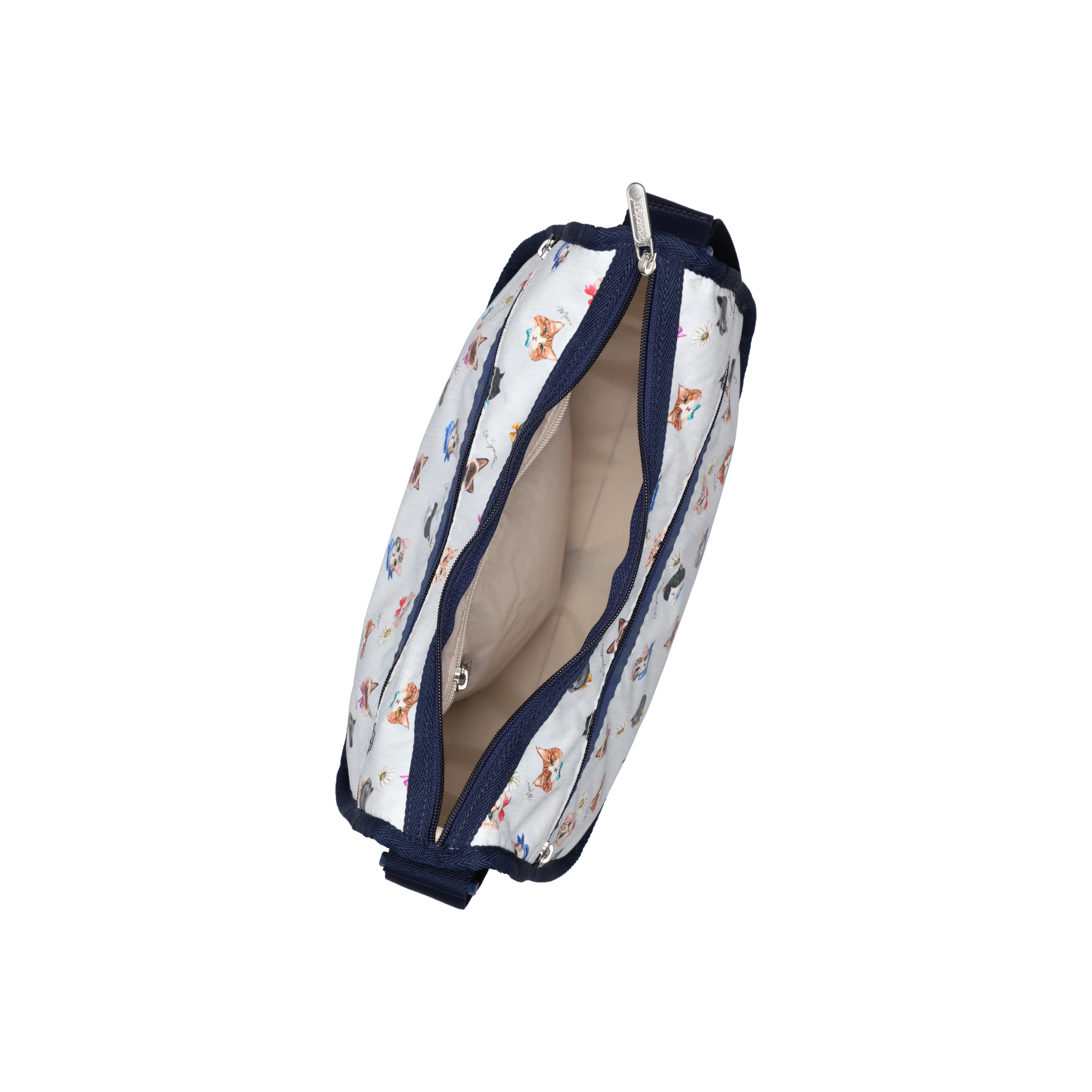 ★LeSportsac★ Playful Cats Sky Blue Classic Hobo Bag 7520HC LeSportsac Classic Hobo Playful Cats Sky Blue | LeSportsac
