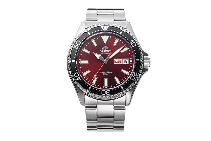 Orient Mako 東方錶 RN-AA0003R Men's Automatic Watch, Mechanical Automatic Diver's Watch, Red, Dial Color - Red, Watch diver, automatic winding 男士自動手錶，機械潛水錶，紅色錶盤顏色