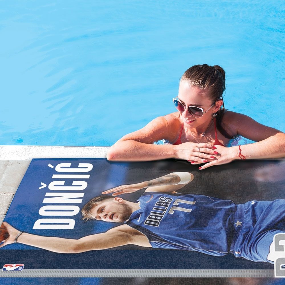 NBA毛巾 Luka Doncic 達拉斯小牛 人像大圖毛巾 WinCraft Beach Towel 全新