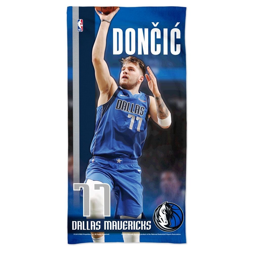 NBA毛巾 Luka Doncic 達拉斯小牛 人像大圖毛巾 WinCraft Beach Towel 全新