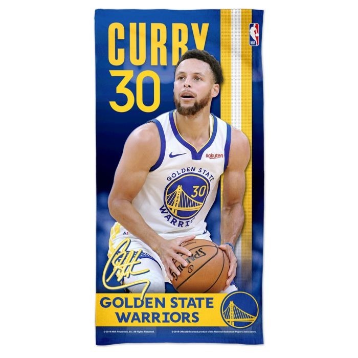 NBA毛巾 Stephen Curry 金州勇士 人像大圖毛巾 WinCraft Beach Towel 全新