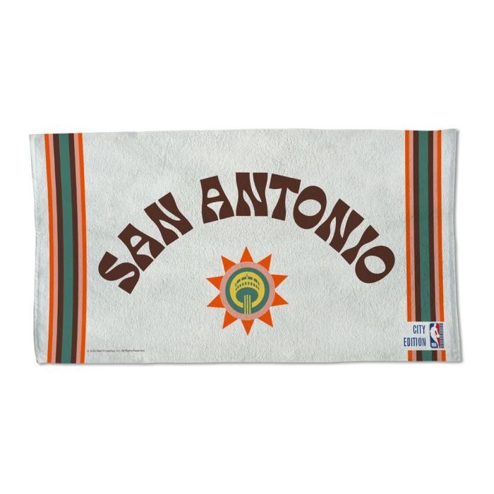 NBA毛巾 San Antonio Spurs 聖安東尼奧馬刺 23-24 城市毛巾 City Edition WinCraft Towel 全新