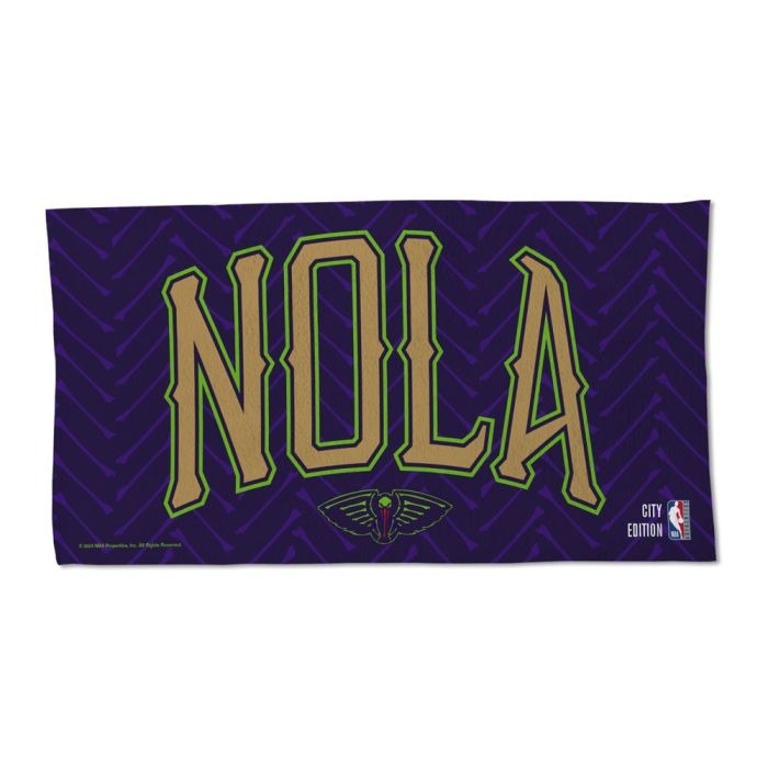 NBA毛巾 New Orleans Pelicans 紐奧良鵜鶘 24-25 城市毛巾 City Edition WinCraft Towel 全新