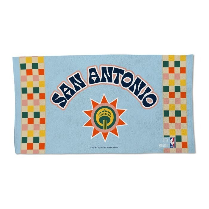 NBA毛巾 San Antonio Spurs 聖安東尼奧馬刺 24-25 城市毛巾 City Edition WinCraft Towel 全新