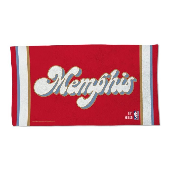 NBA毛巾 Memphis Grizzlies 曼菲斯灰熊 24-25 城市毛巾 City Edition WinCraft Towel 全新