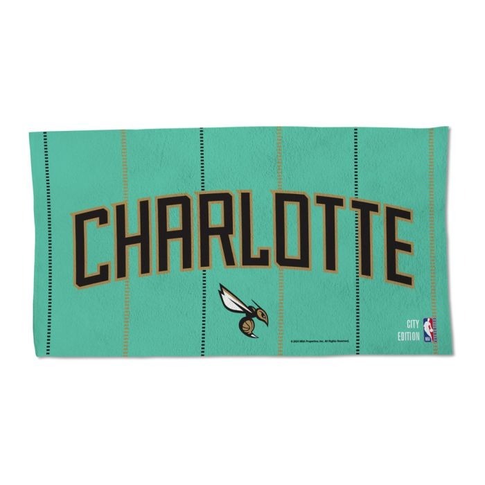 NBA毛巾 Charlotte Hornets 夏洛特黃蜂 24-25 城市毛巾 City Edition WinCraft Towel 全新
