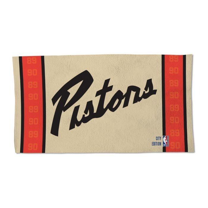 NBA毛巾 Detroit Pistons 底特律活塞 24-25 城市毛巾 City Edition WinCraft Towel 全新