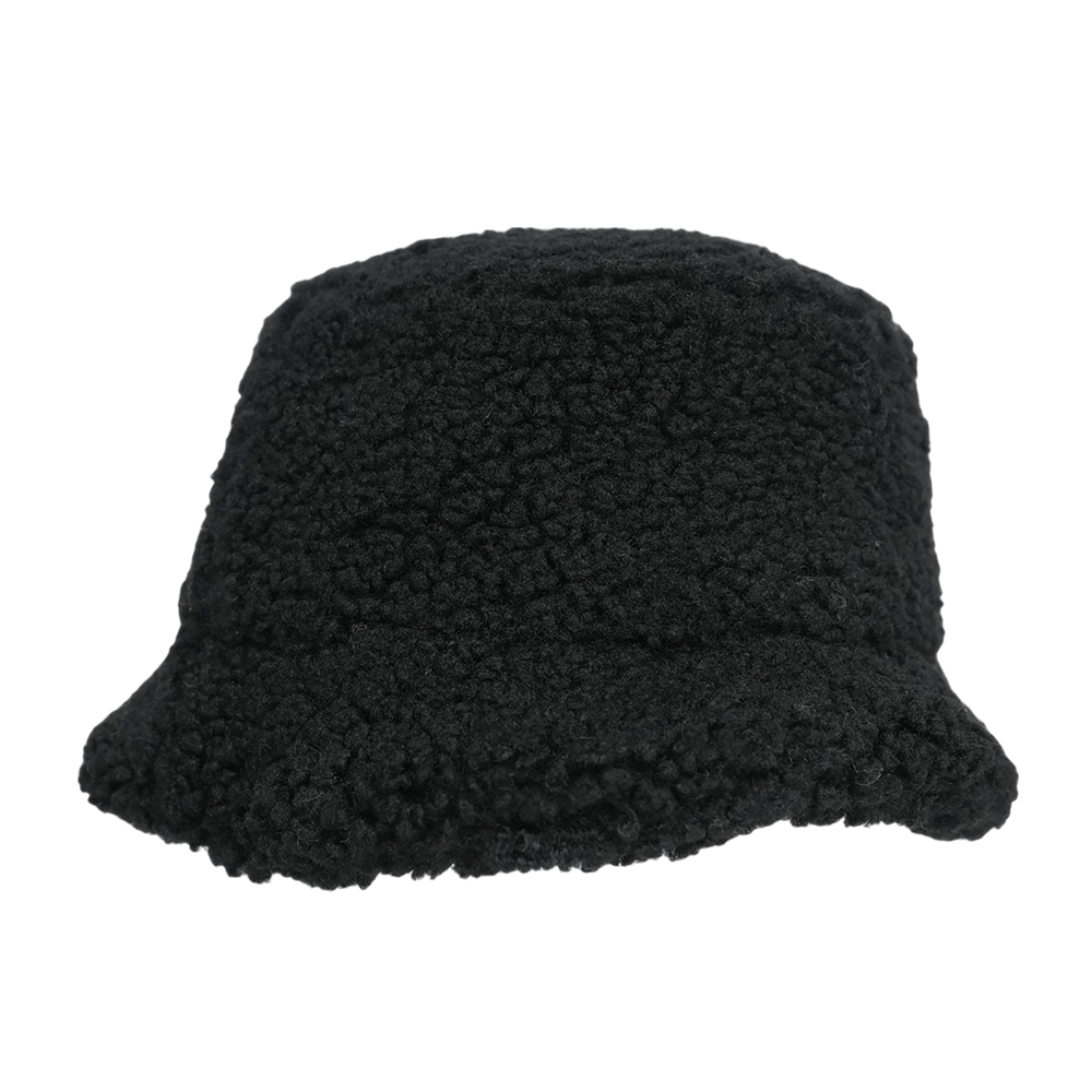 【COACH】形標誌棉質毛絨漁夫帽  XS-S  / M-L  (黑色)CY049 BLK