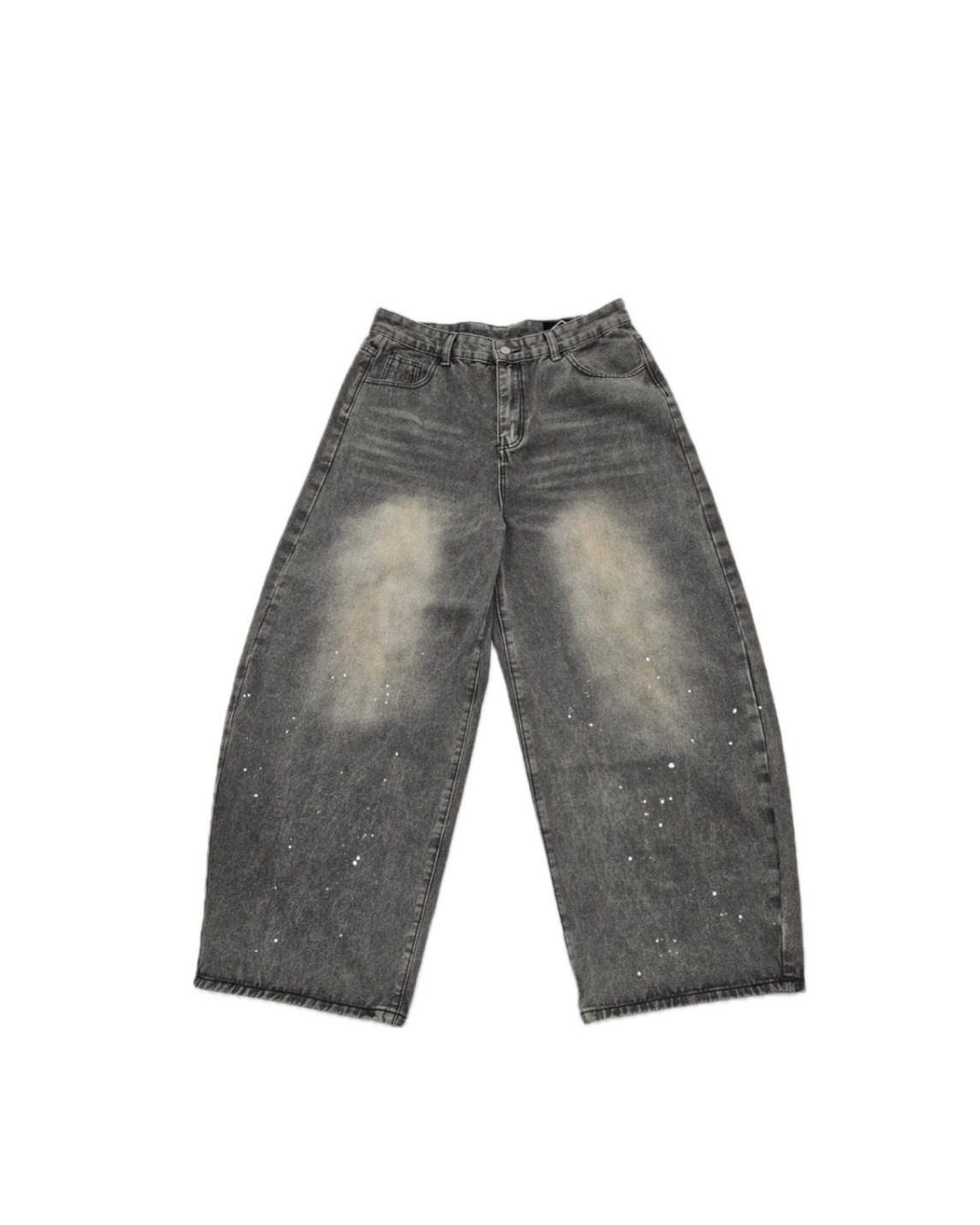 美式 街頭 潑墨 做舊 #牛仔褲