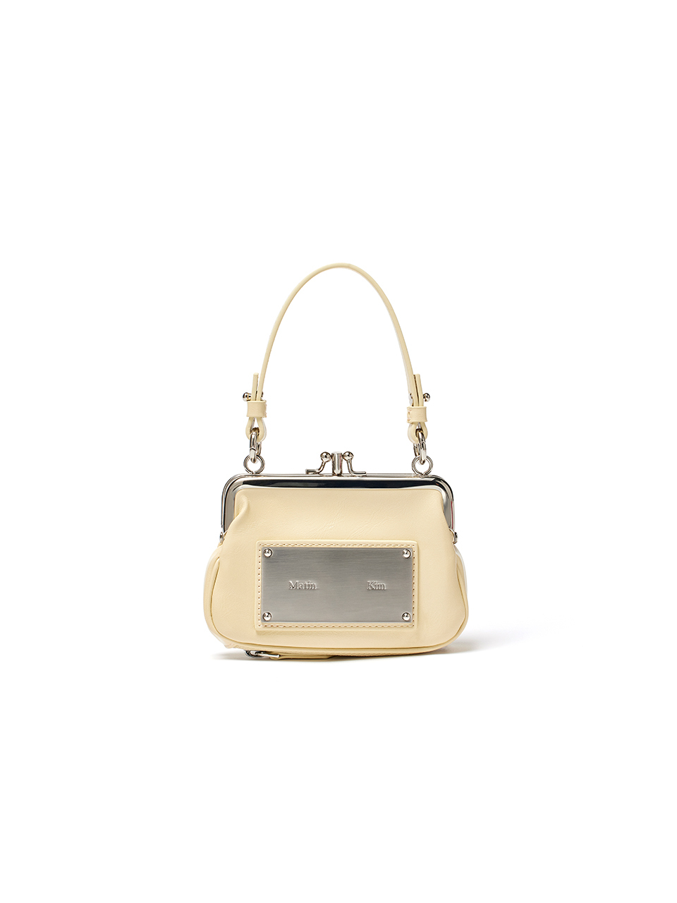 迷你口金包 奶油黃