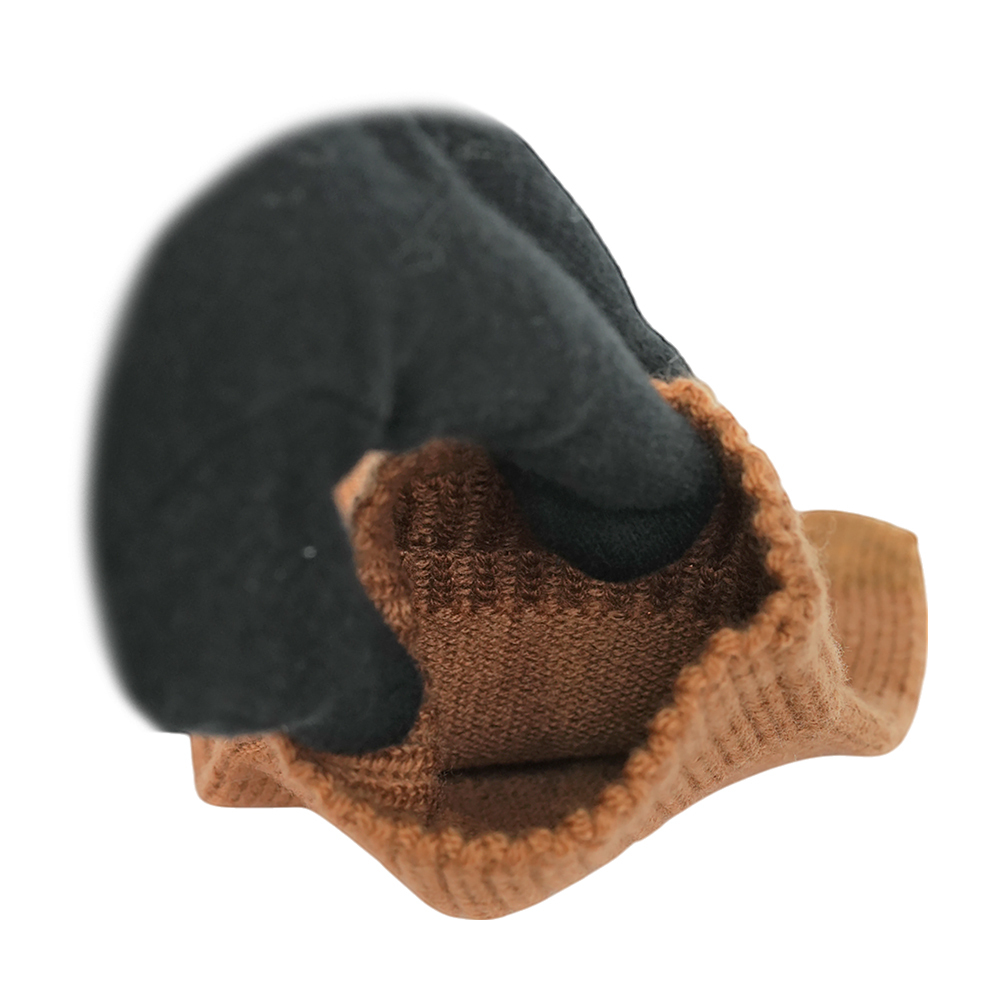 【COACH】金方形經典馬車標牌羊毛手套 L/XL (淺焦糖色)CU813 LQD