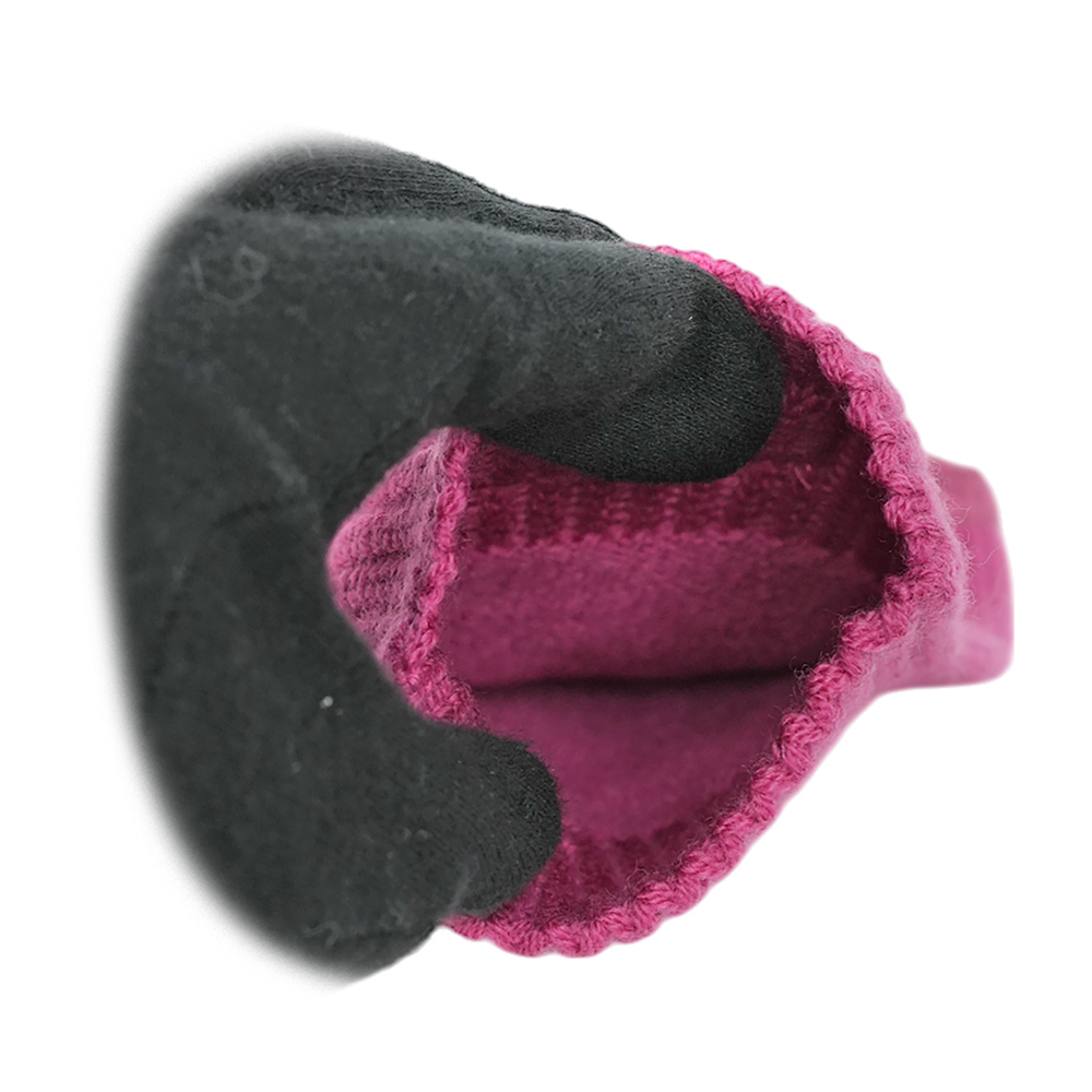 【COACH】方形經典馬車標牌羊毛手套 L/XL (粉色)CU813 PIN