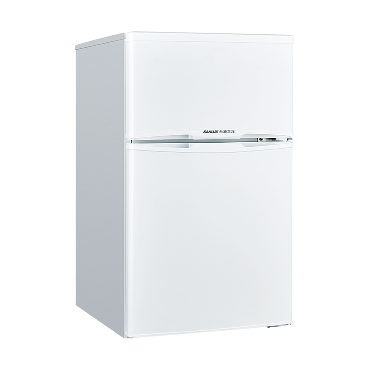 SANLUX 台灣三洋 102L 一級能效定頻雙門小電冰箱(SR-C102B1)