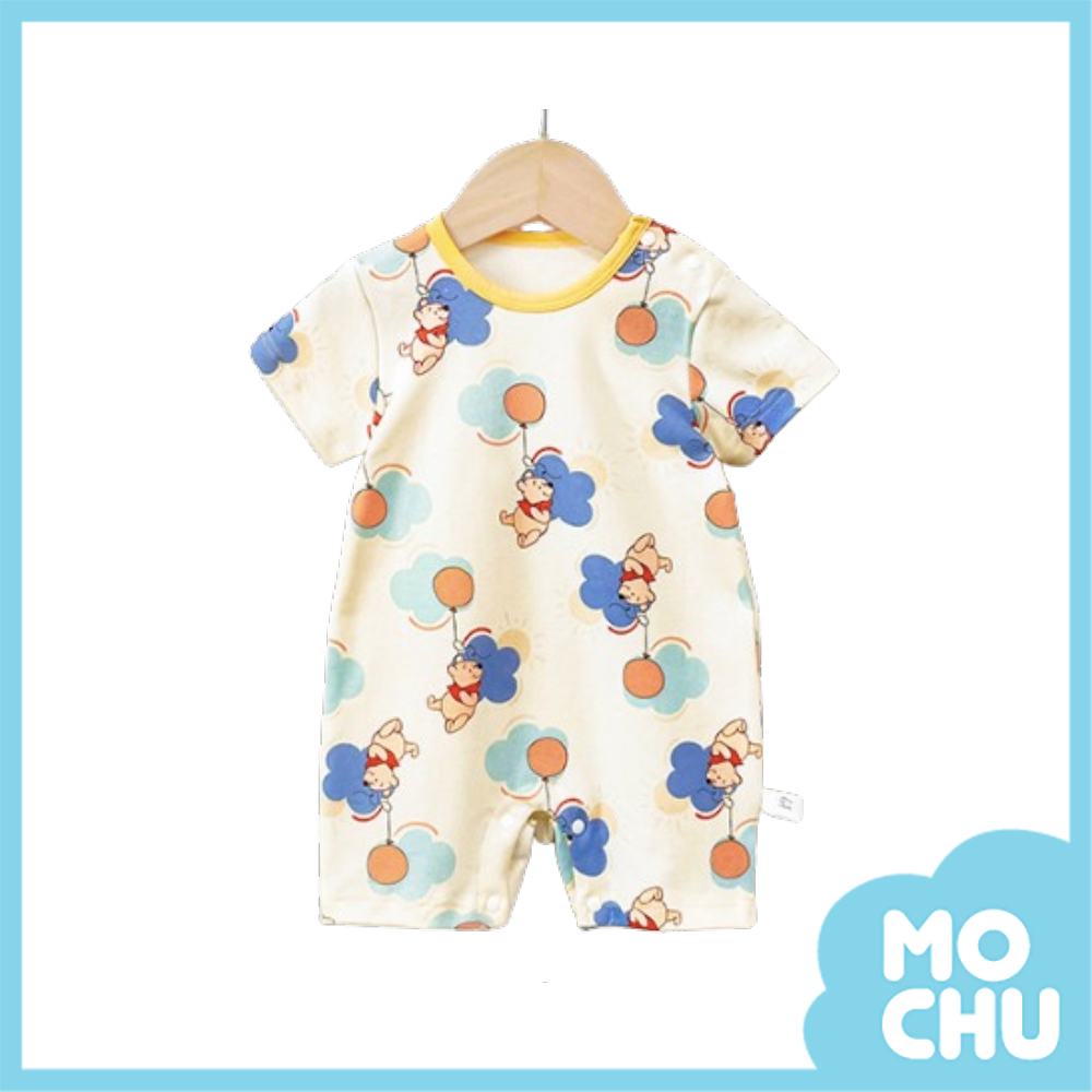 氣球維尼短袖連身衣