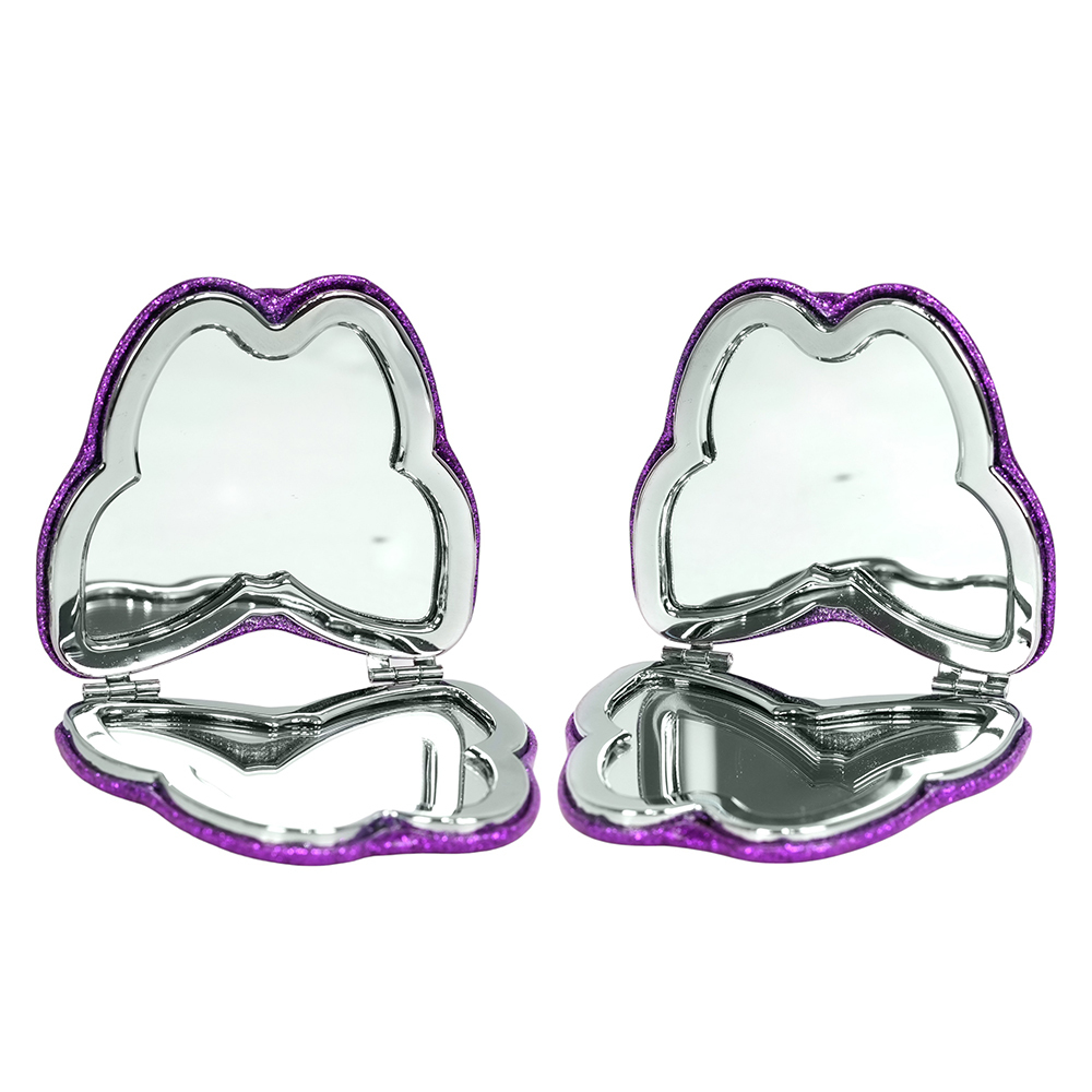 【COACH】Logo 標誌亮片蝴蝶造型鏡子(茉莉紫)CU756 SVNII