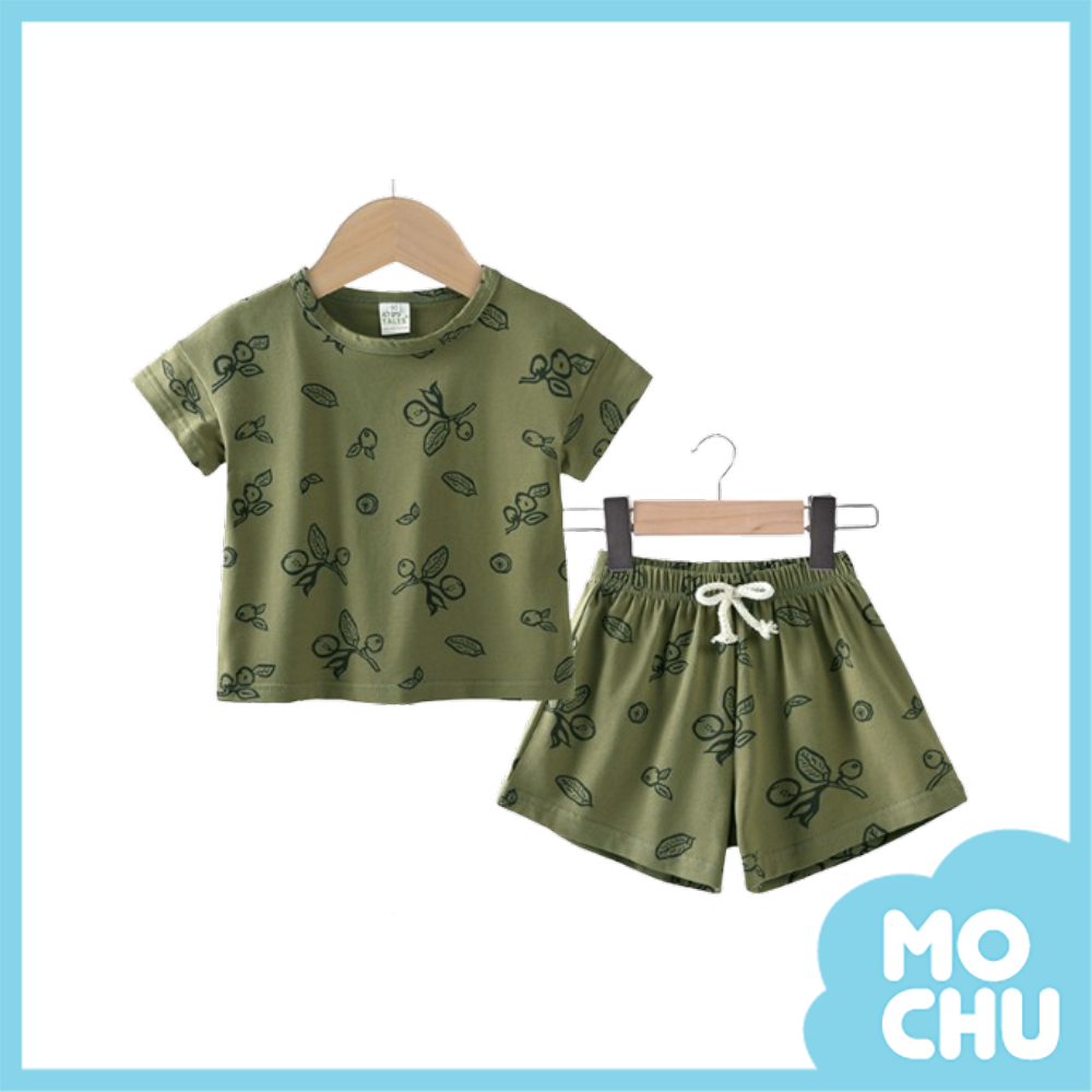 小果實短袖休閒套裝