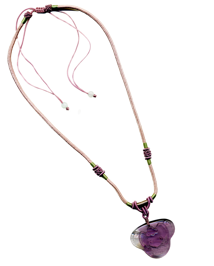 鹿港窯水晶琉璃|佩福項鍊 福氣相隨平安順遂開運納祥