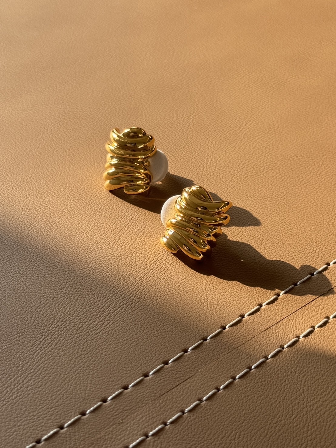 多層次金耳環*少量現貨