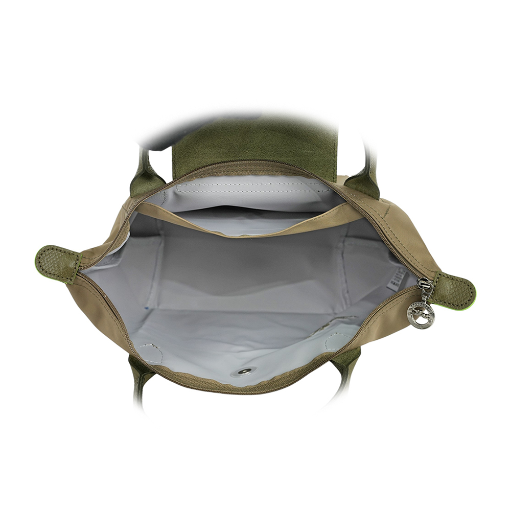 【LONGCHAMP】S號短把LE PLIAGE GREEN摺疊水餃包(朝鮮薊色)L1621 919 M04