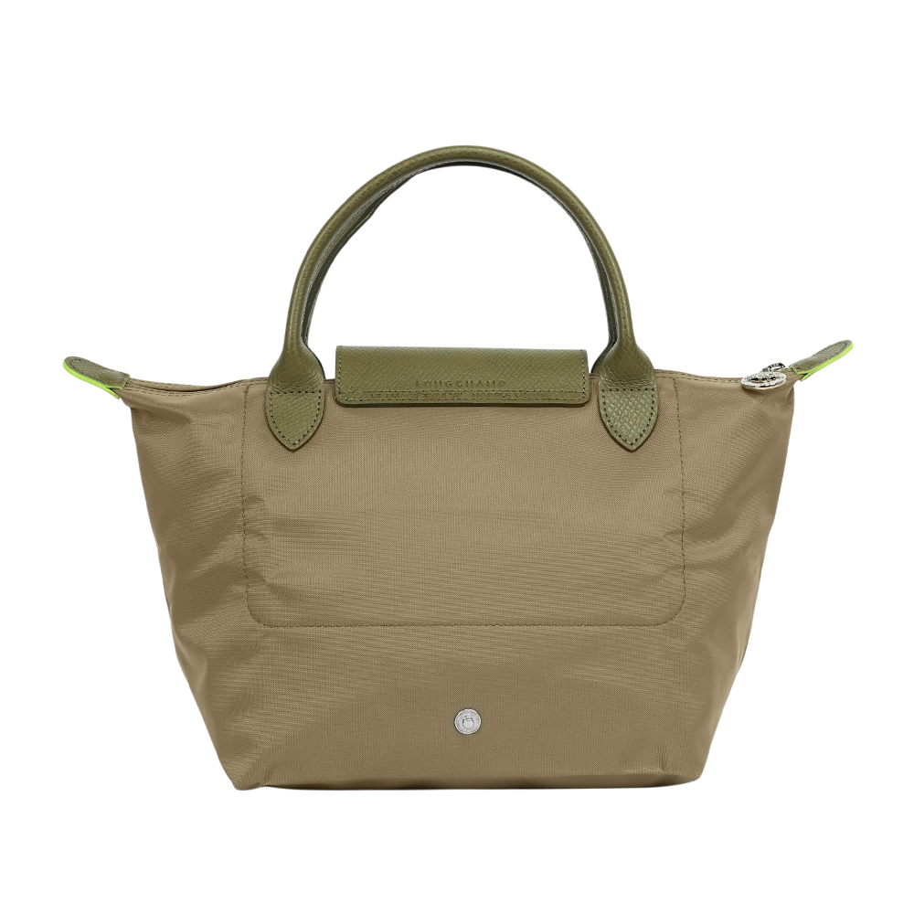 【LONGCHAMP】S號短把LE PLIAGE GREEN摺疊水餃包(朝鮮薊色)L1621 919 M04