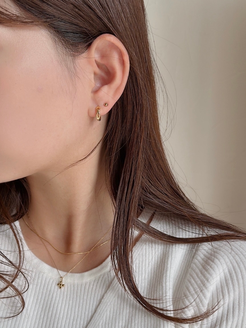 S925 spiral hoop pierce