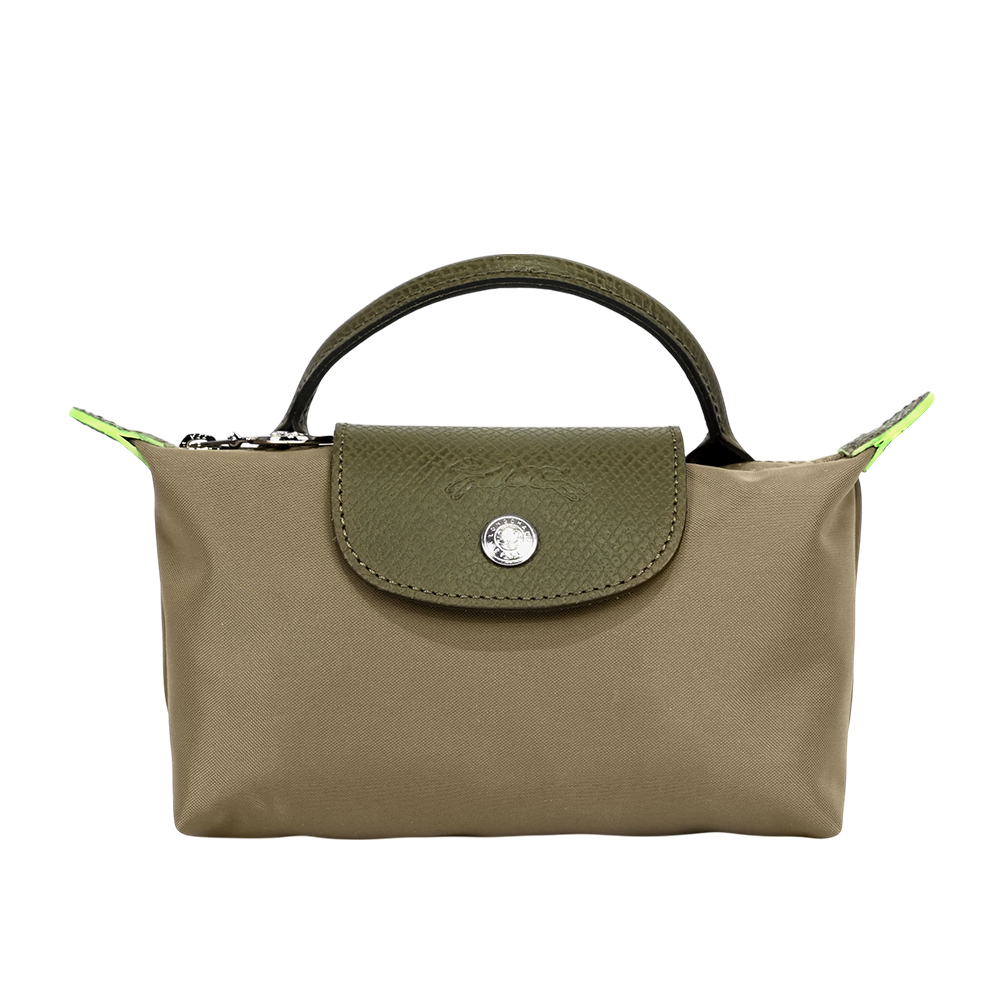 【LONGCHAMP】LE PLIAGE GREEN 手提小包(朝鮮薊色)34175 919 M04