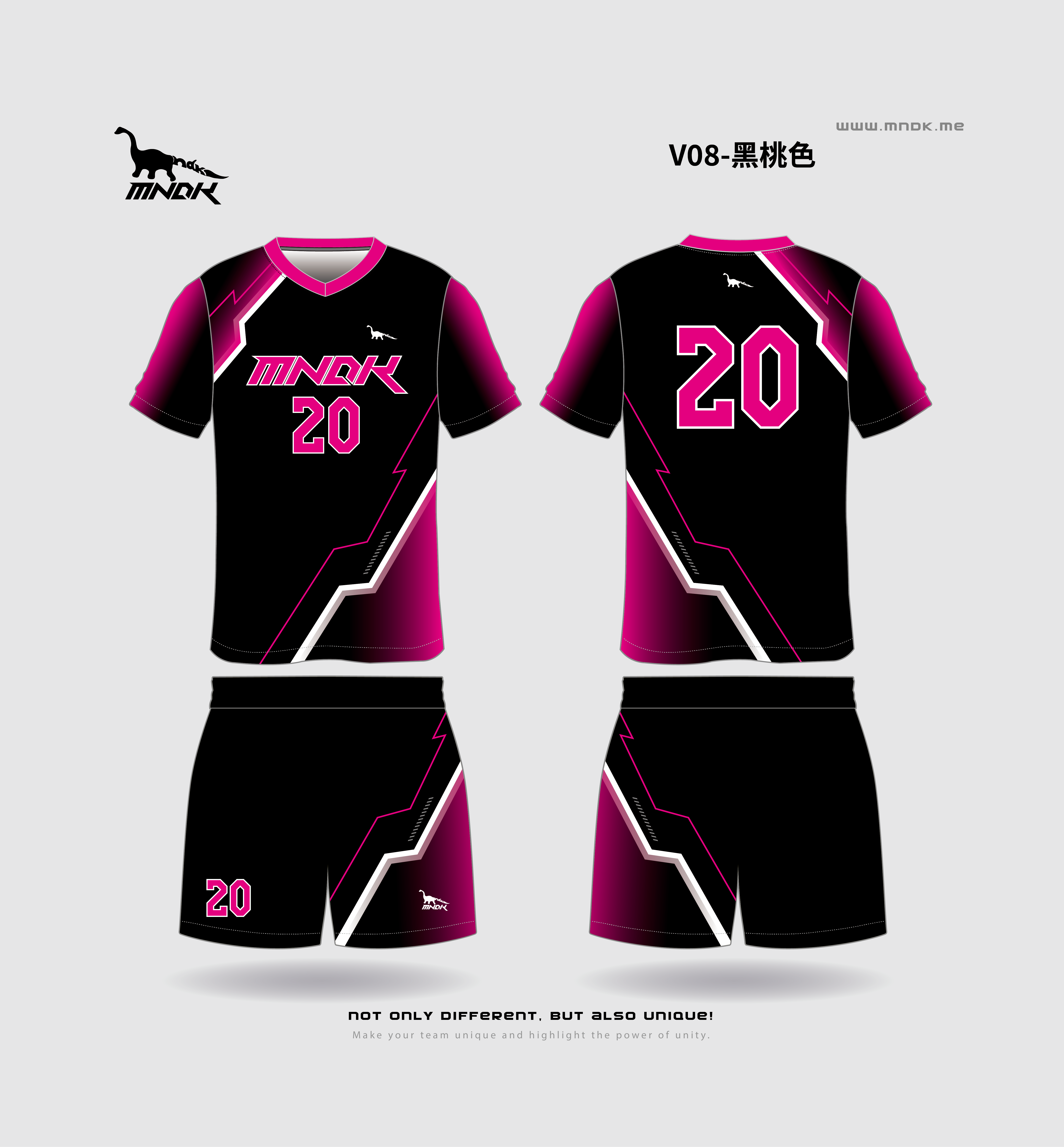 MNDK莫納帝克｜客製化團體服｜專業運動服｜公司制服｜台中-排球V08