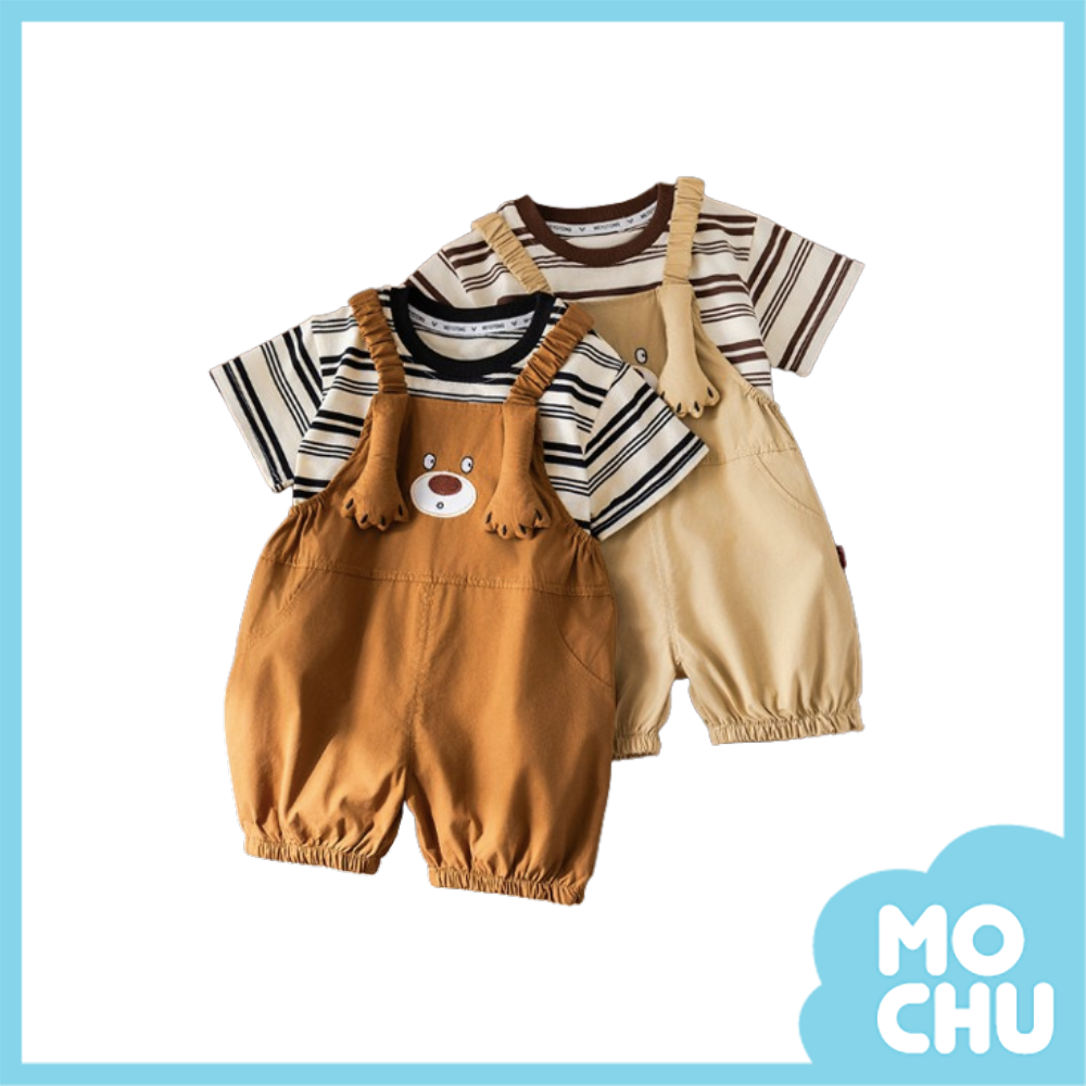 狗狗手掌吊帶褲套裝(二色)