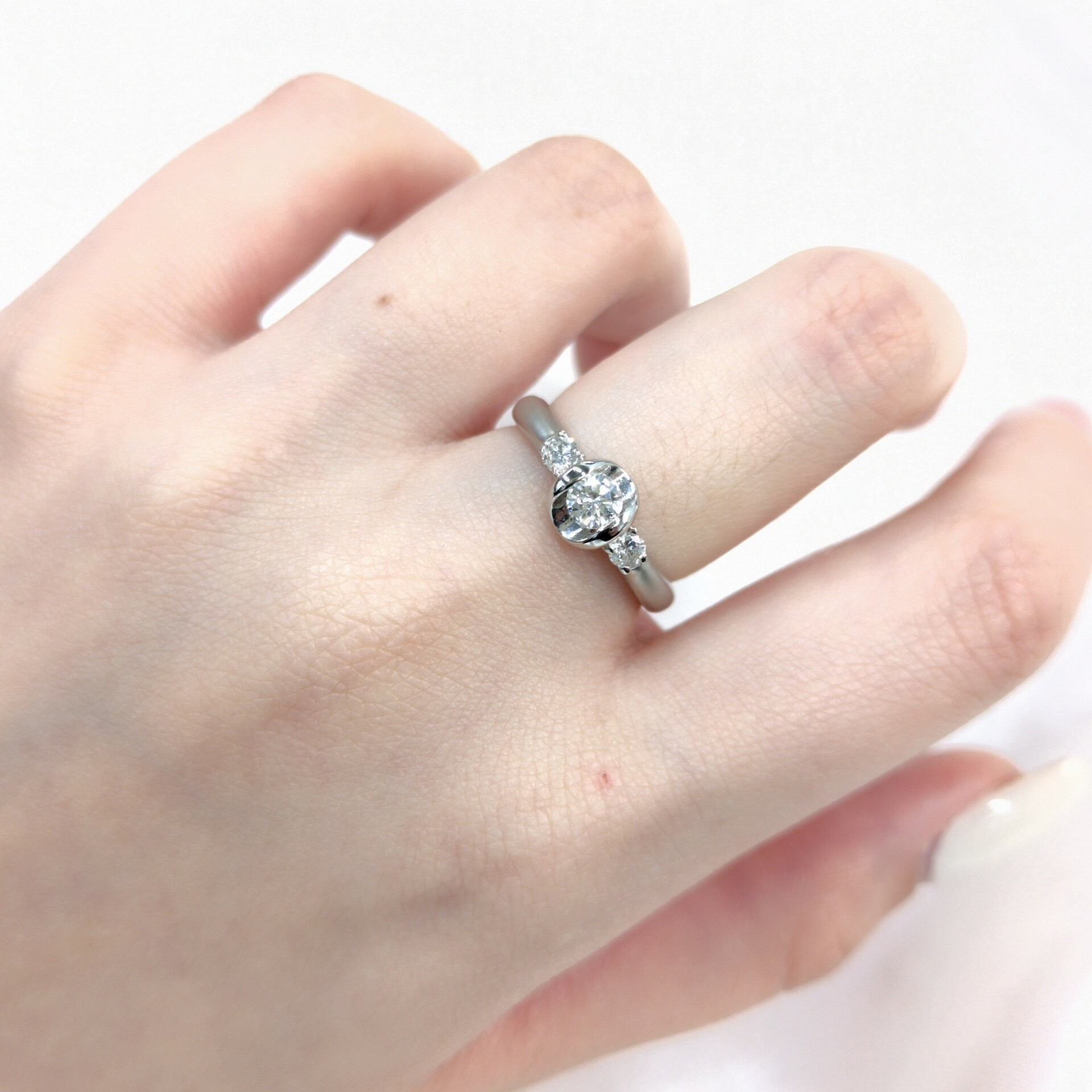 18K White Gold 0.38ct Diamond Ring