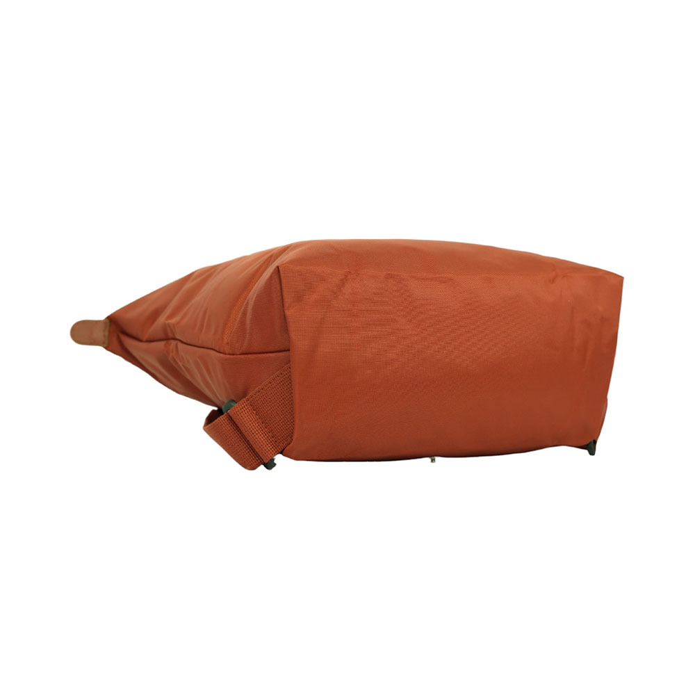 【LONGCHAMP】Le Pliage M 再生帆布中型折疊後背包(栗子色)10284 919 404