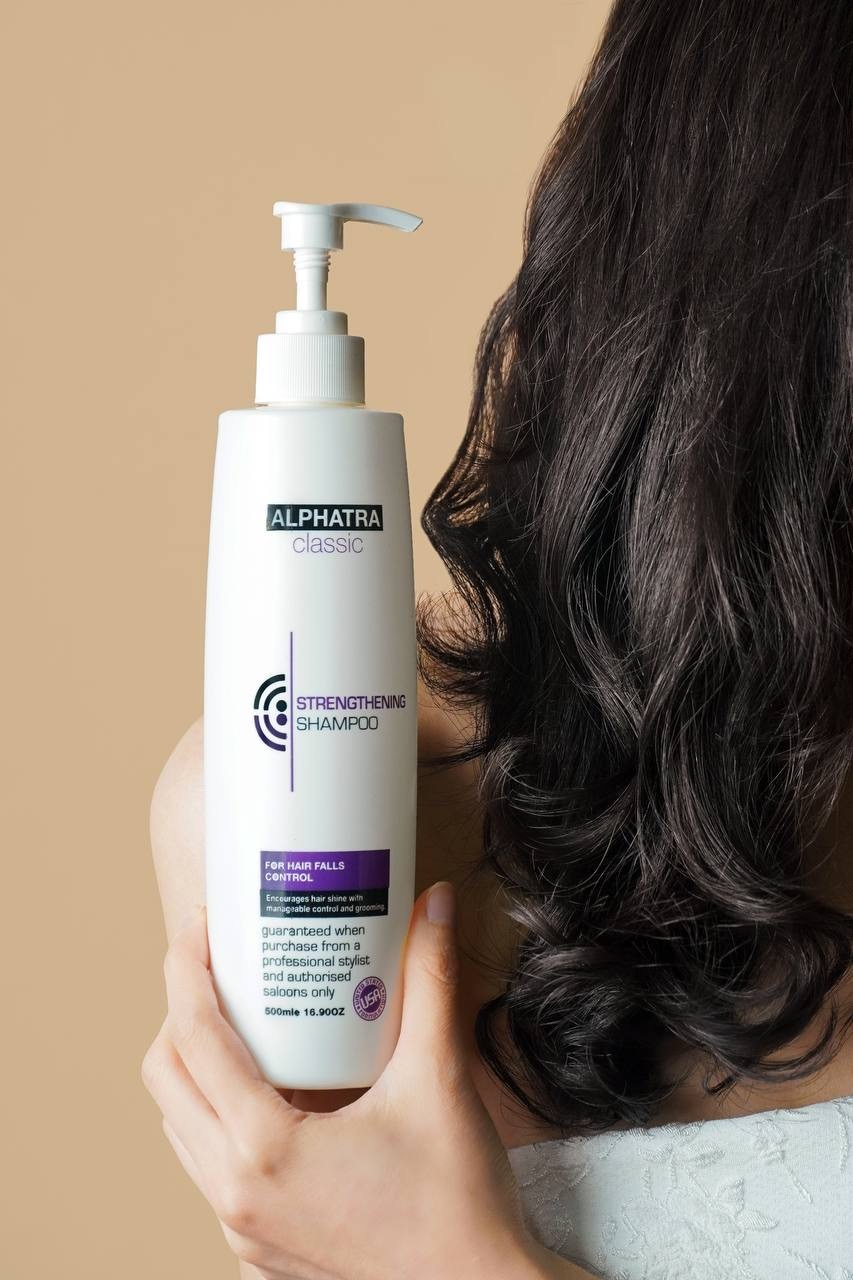 Alphatra Classic Shampoo (Strengthening ) 1000ml -H3PURL