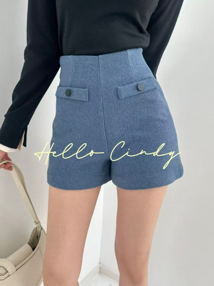 N03003 現貨-Cindy愛牌～正韓設計師品牌精緻小香風短褲