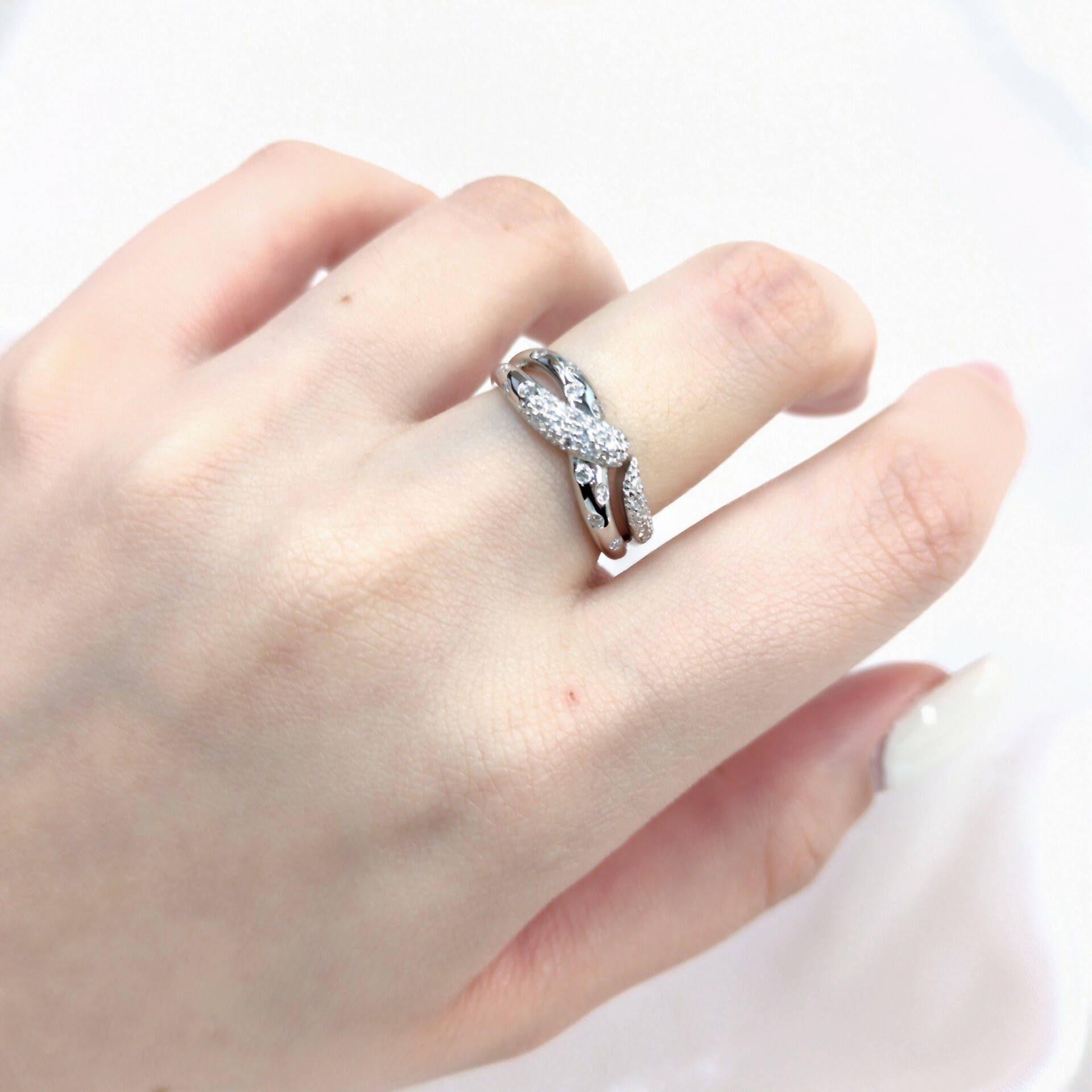 18K White Gold 0.25ct Diamond Ring