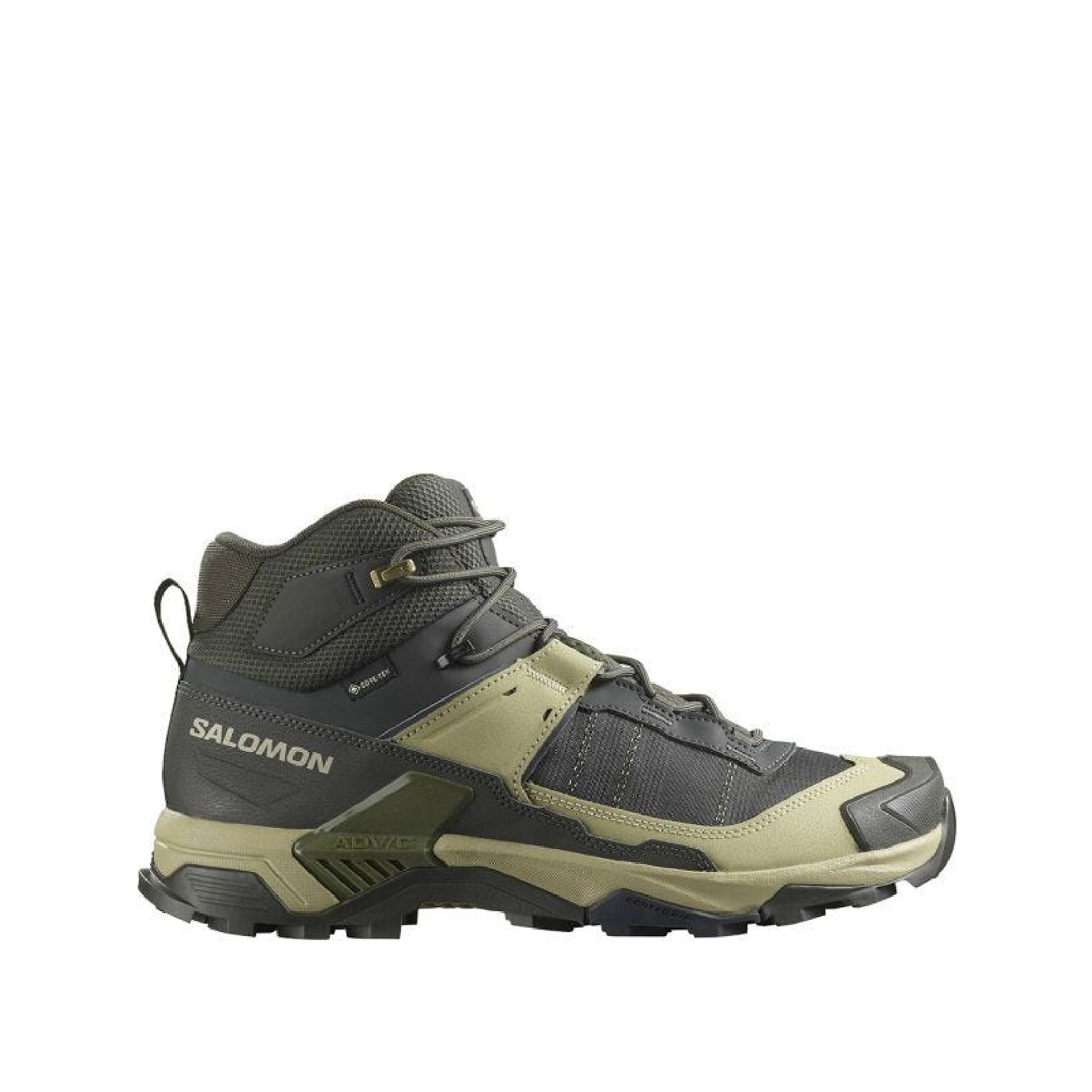 SALOMON 法國 X ULTRA 5 GTX 中筒登山鞋 男款 (綠) 防水/登山/健行 33SL477543