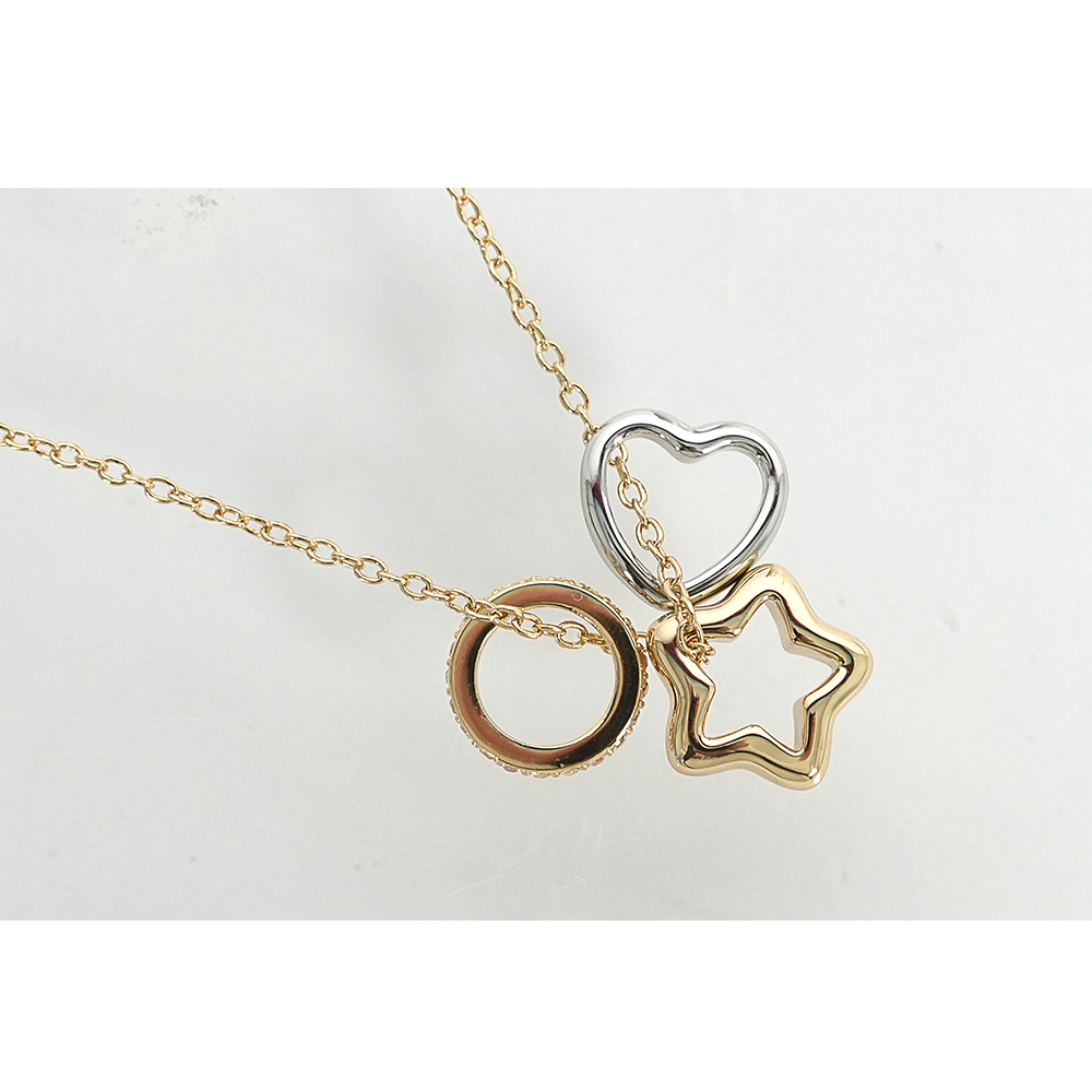 【COACH】圓圈/星星/愛心鏤空造型項鍊(金色/銀色)CY095 A31