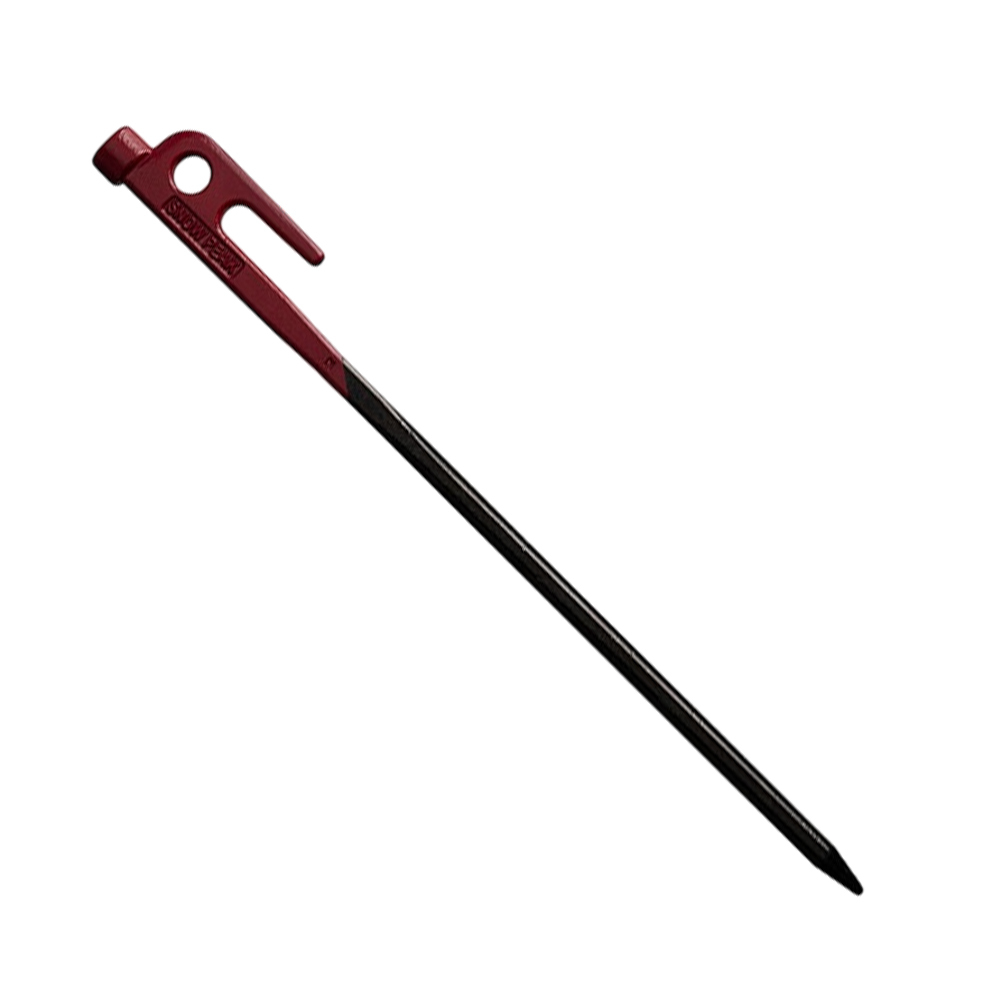 SNOWPEAK 鍛造強化鋼營釘 紅色  R-103-RD