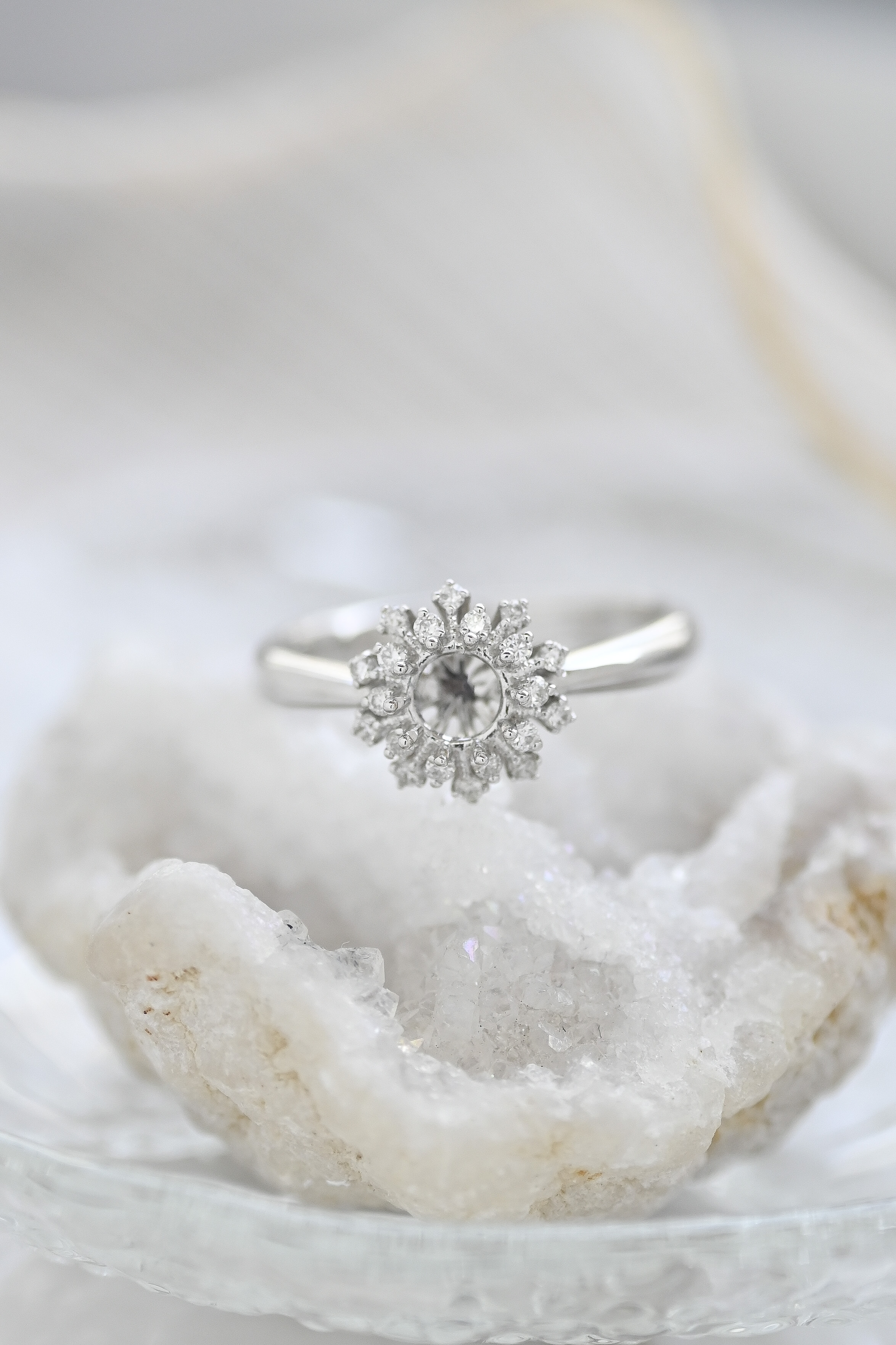 18K 0.50ct Diamond Ring Setting