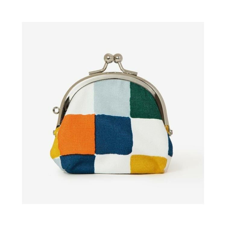 SOU・SOU 12號帆布 軟 口金包（小）/ 朝茶事