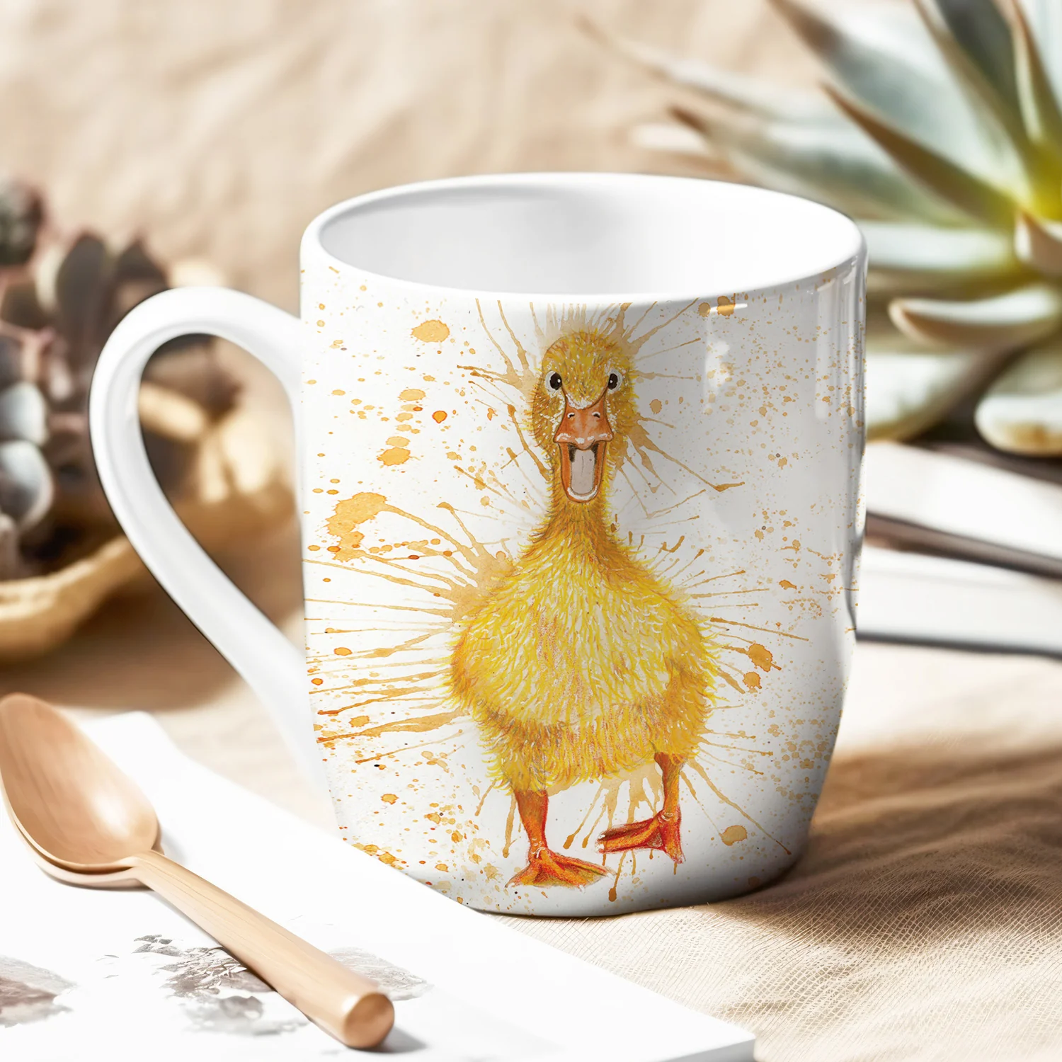 WRAPTIOUS｜骨瓷杯 ｜ 潑墨鴨