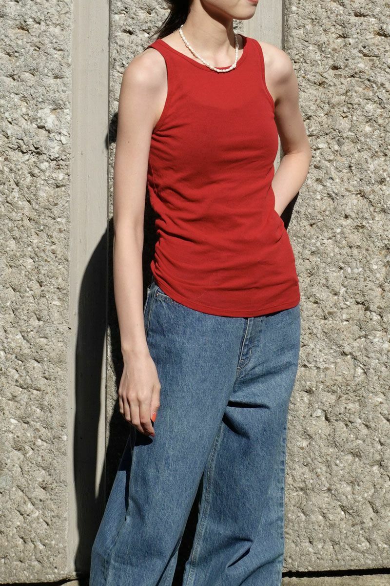 MY SHEER TELECO TANK TOP (4COL)