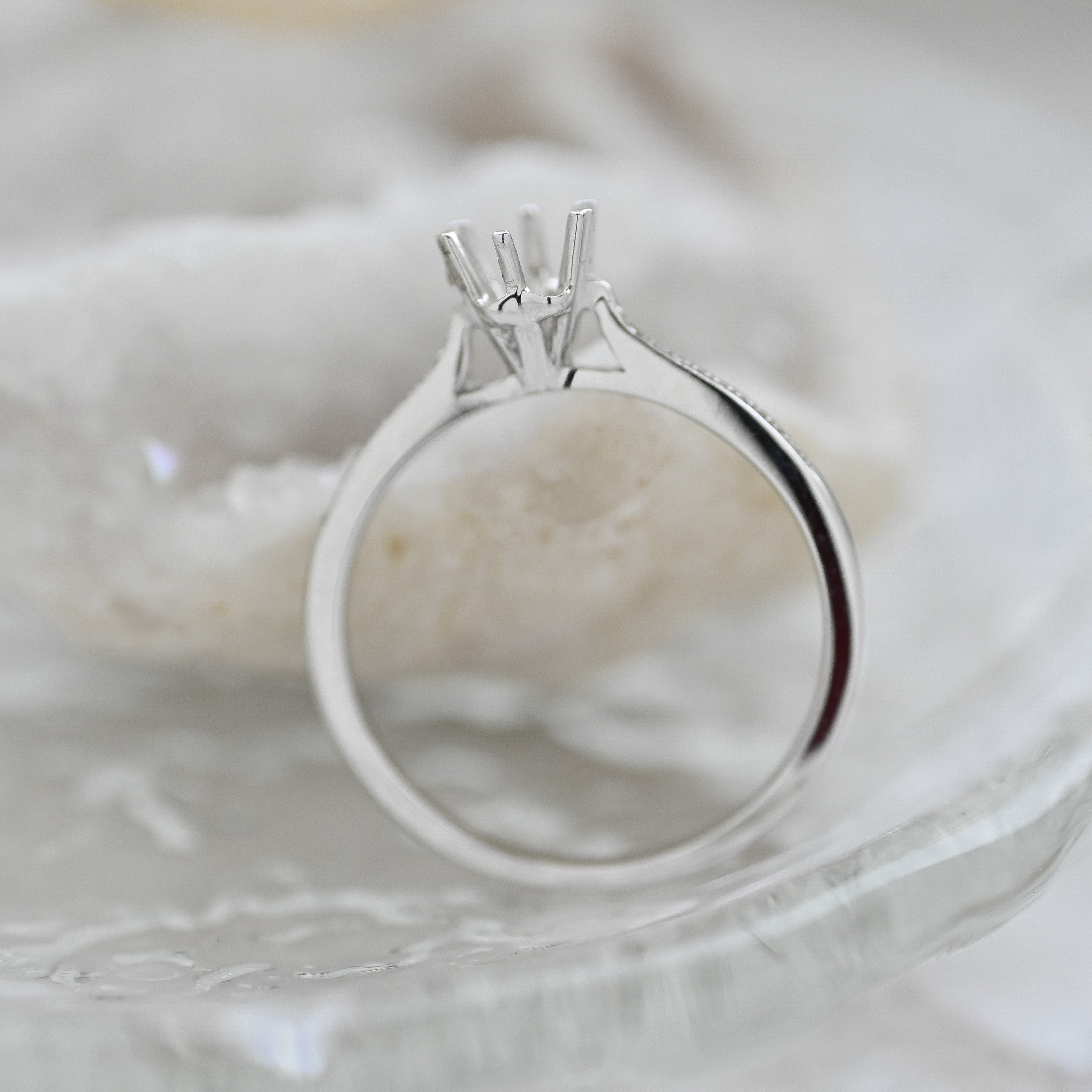 18K 0.30ct Diamond Ring Setting