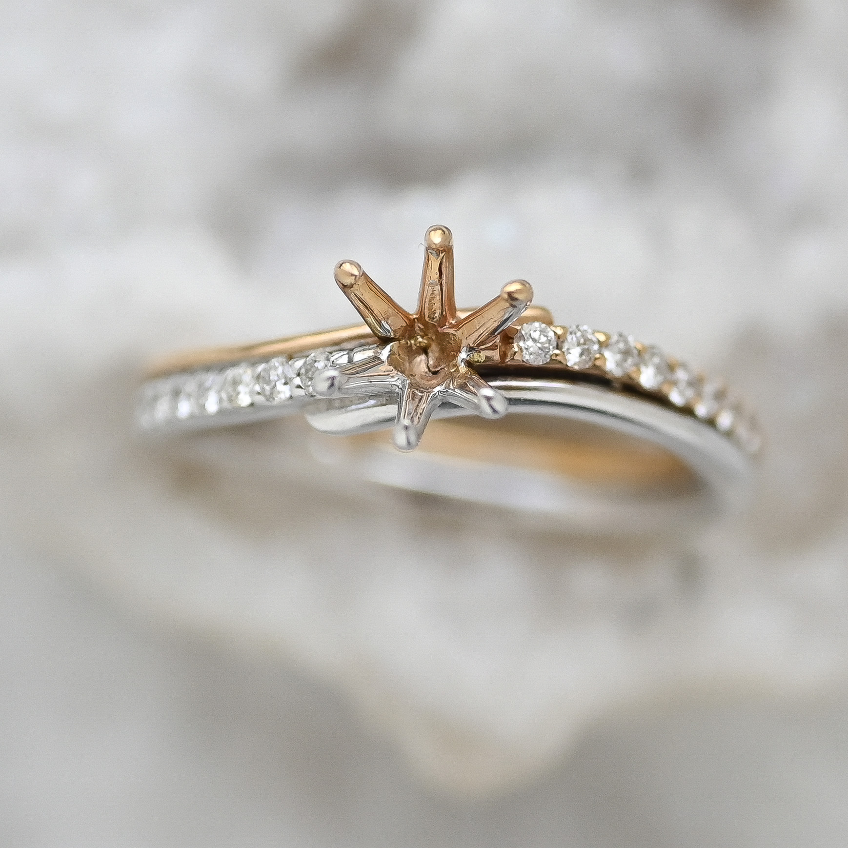 18K 0.50ct Diamond Ring Setting